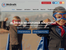 Tablet Screenshot of mcgrathsystems.com
